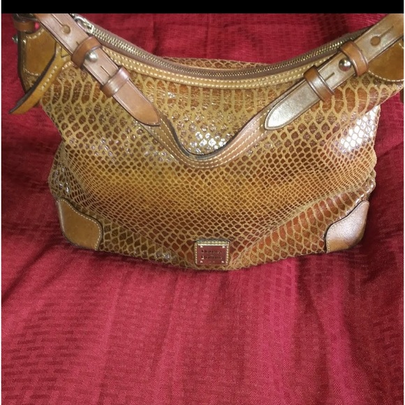 Doney and Bourke snake skin shoulder bag/handbag - Picture 2 of 12